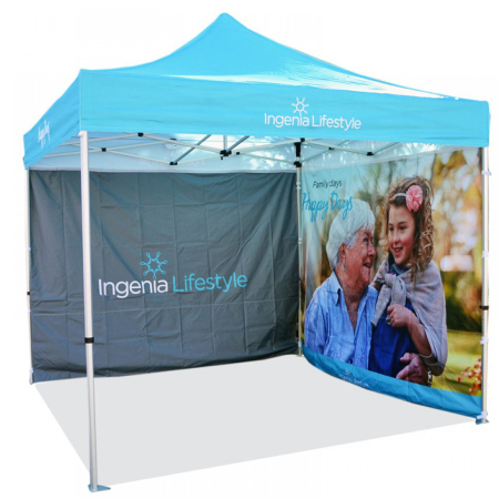 3x3 Gazebo With Rear & Side Walls