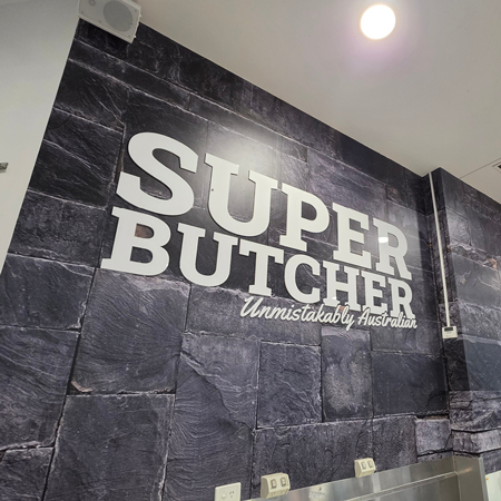 Super Butcher - Acrylic Sign