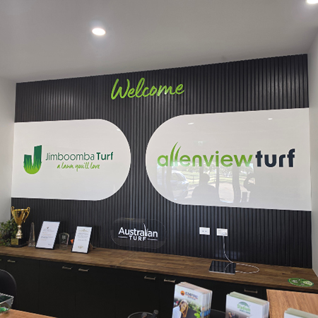 Australian Turf - Reception Sign