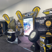 Mickey Thompson's stand at the Brisbane 4x4 show