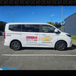 Logan Thunder vehicle decals - van Logan Thunder vehicle decals - van