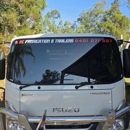 RC Fabrication - Windscreen Decal