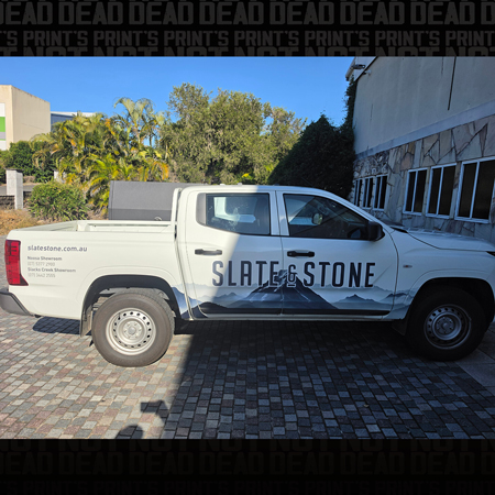 Slate & Stone - Vehicle Wrap - Ute