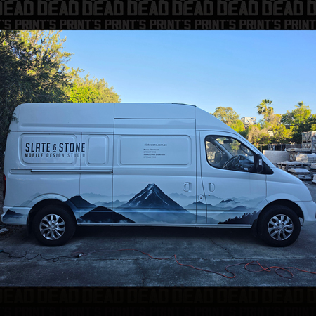 Slate & Stone - Vehicle Wrap - Van