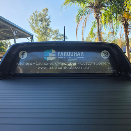 Farquhar Fitouts - Rear Window One Way Vision