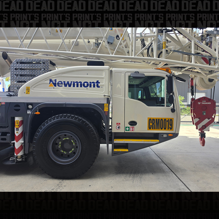 Newmont - Crane Decals