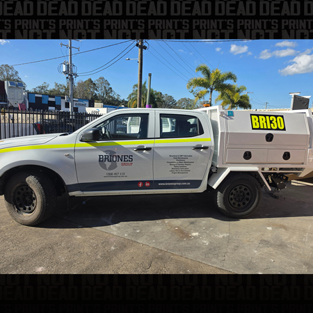 Briones Group - Dual Cab Reflective & Partial Wrap