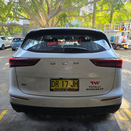 Totally Workwear - Vehicle Decals - Rear