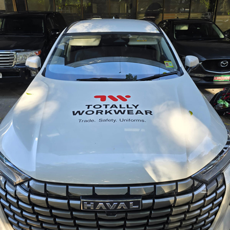 Totally Workwear - Vehicle Decals - Bonnet