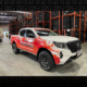 A white ute wrapped in Terrafirma branding