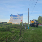 Morayfield Dental Studio - Sedation billboard and banner Morayfield Dental Studio's roadside billboard offering sedation dentistry