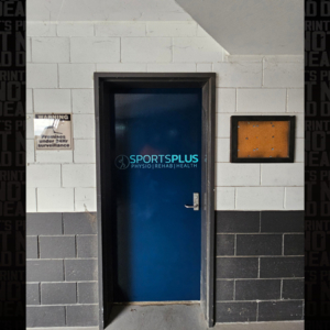 SportsPlus door wrap SportsPlus door wrap