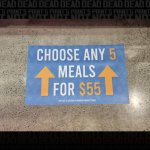 Super Butcher - 5 for $55 Roll Out - floor decal Super Butcher - 5 for $55 Roll Out - Floor decal