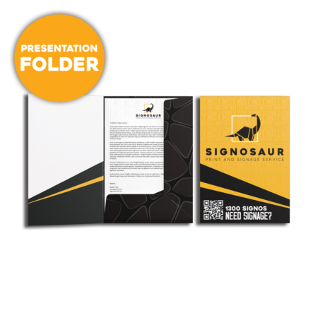 Signosaur Presentation Folder