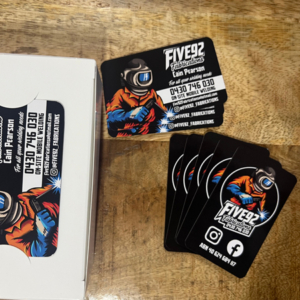 Business cards for Five92 Fabrications