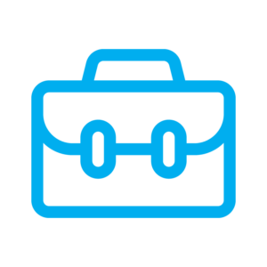 A briefcase icon