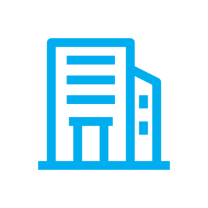 An icon of an office building