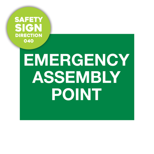 Safety Sign: emergency assembly point