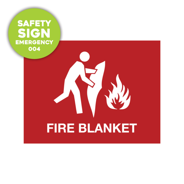 Safety Sign: fire blanket