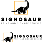 Signosaur Print & Signage logos Signosaur Print & Signage logos