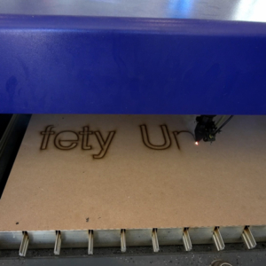Laser cutting in action Laser cutting material
