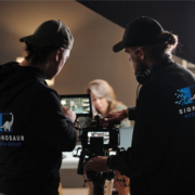 Media Group - Videography Signosaur Media Group team discussing video shot