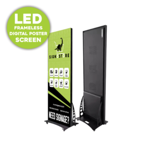 LED Digital Frameless Poster Screen
