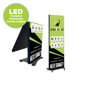 LED Foldable Frameless Poster Screen
